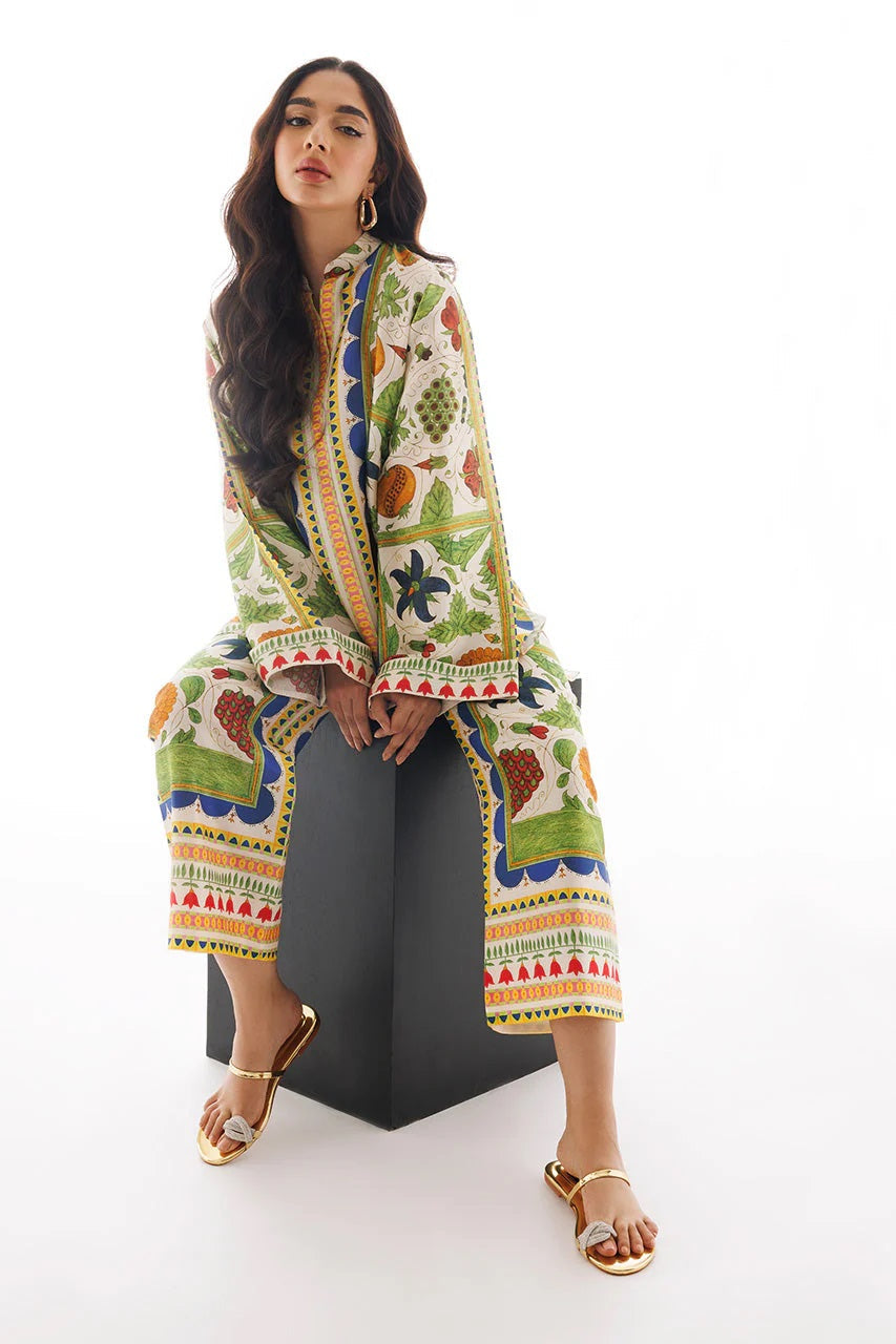 LEV-A007 – 2PC Printed Co-Ord Set (light green)