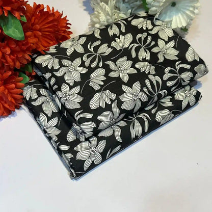 207 - Premium Cotton Unstitched 2PC All-Over Printed Dress
