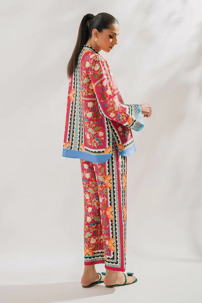 LEV-A008 – 2PC Printed Co-Ord Set (light red)