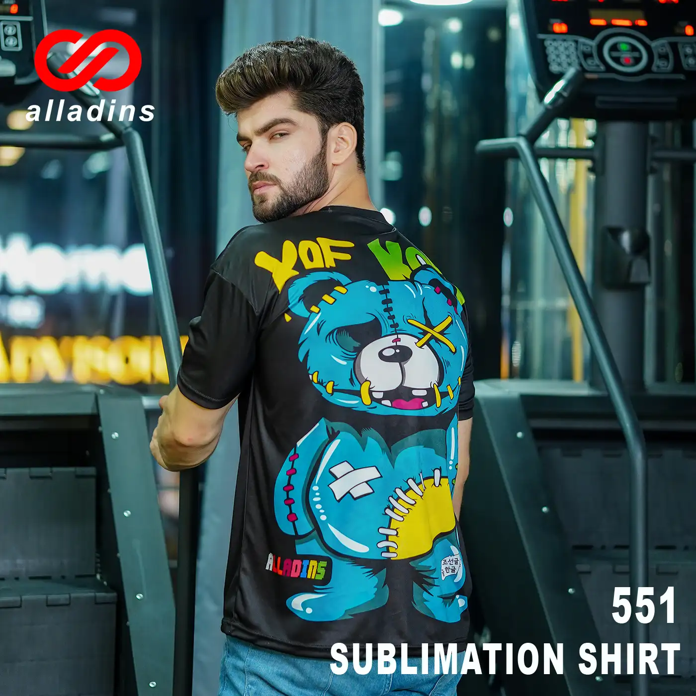 551 T Shirt Sublimation Printed 